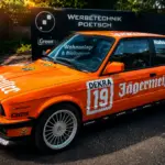 Auffällige BMW Fahrzeugbeschriftung als mobile Werbung von Werbetechnik Poetsch