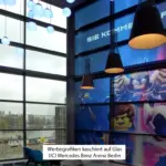 Schaufensterdesign und Glaswerbung für UCI Kino Berlin von Werbetechnik Poetsch